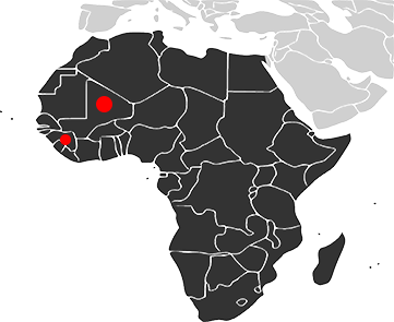 Karte Afrika